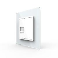 Розетка компьютерная LIVOLO RJ-45 белая VL-C791C-11