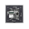 Розетка ТВ-Телефон LIVOLO серая VL-C791VT-15