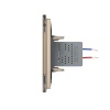 Розетка двойная USB LIVOLO с блоком питания 5В 2.1А золотая VL-C792USB-13