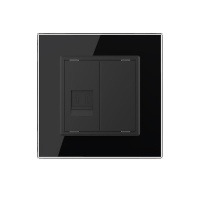 Телефонная розетка LIVOLO черная VL-C791T-12