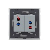 Розетка двойная USB LIVOLO с блоком питания 5В 2.1А серая VL-C792USB-15