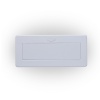 Розетка горизонтальная выдвижная 2 Euro 16A, 2 USB A с блоком 5В/2.1А, 2 RJ45 RocketSocket, проводка, цвет белый