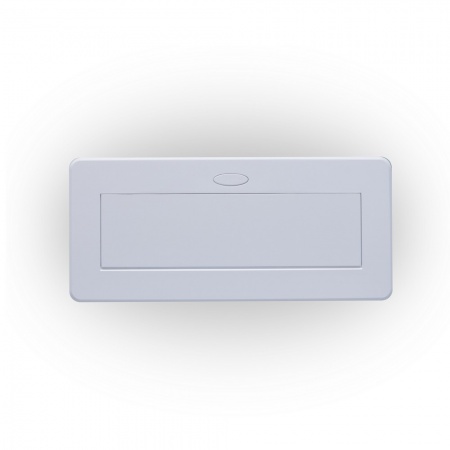 Розетка горизонтальная выдвижная 2 Euro 16A, 2 USB A с блоком 5В/2.1А, 2 RJ45 RocketSocket, проводка, цвет белый