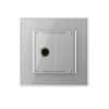 Розетка стерео аудио LIVOLO TRS 6.3 jack серая VL-C791M1-15