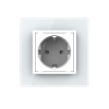 Розетка электрическая 220В LIVOLO белая VL-C7C1EU-11