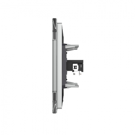 Розетка стерео аудио LIVOLO TRS 6.3 jack серая VL-C791M1-15