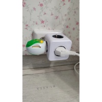Разветвитель Cube Original 5 Euro 16A RocketSocket, GN1203 цвет белый-серый