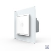 Одноклавишный сенсорный выключатель Livolo Module с функцией радиоуправления, цвет белый