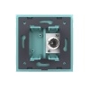 Розетка Livolo ТВ Зеленая