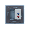 Розетка Livolo USB с блоком 5В 2.1А Синяя