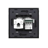 Розетка Телефон-Компьютер LIVOLO черная VL-C791TC-12