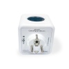 Разветвитель Cube Original 4 Euro 16A, 3 USB 2A+C с блоком 5В/3.0А RocketSocket, цвет белый-серый