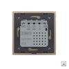 Двухклавишный сенсорный выключатель Livolo Module с функцией радиоуправления, цвет золотой