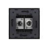 Розетка ТВ-Спутник LIVOLO черная VL-C791VST-12