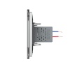 Розетка двойная USB LIVOLO с блоком питания 5В 2.1А серая VL-C792USB-15