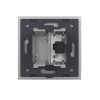Розетка стерео аудио LIVOLO TRS 6.3 jack серая VL-C791M1-15