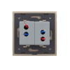 Розетка двойная USB LIVOLO с блоком питания 5В 2.1А золотая VL-C792USB-13
